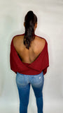 Barely There Open Back Sweater