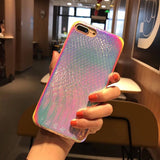 Rainbow Snakeskin iPhone Case