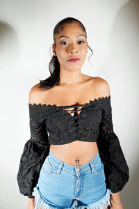 Lace Me Up Crop Top