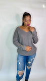 Getting Warmer V Neck Sweater