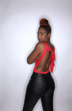 ADORE ME RED BACK OUT BODYSUIT