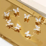 Crystal Butterfly EAR CUFFS