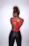 ADORE ME RED BACK OUT BODYSUIT
