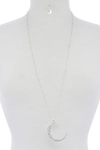 Crescent Crystal NECKLACE