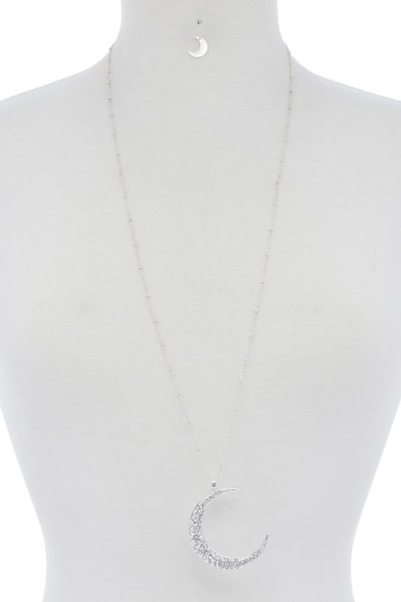Crescent Crystal NECKLACE