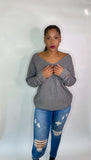 Getting Warmer V Neck Sweater