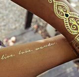 Metallic Tattoos