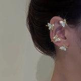 Crystal Butterfly EAR CUFFS