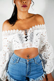 Lace Me Up Crop Top
