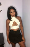 Ivory Halter Crop Top